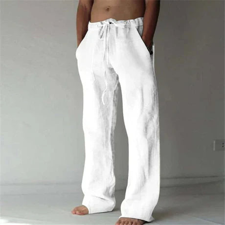 Pantalon De Loisir À Jambes Larges Pour Hommes | Taille Basse