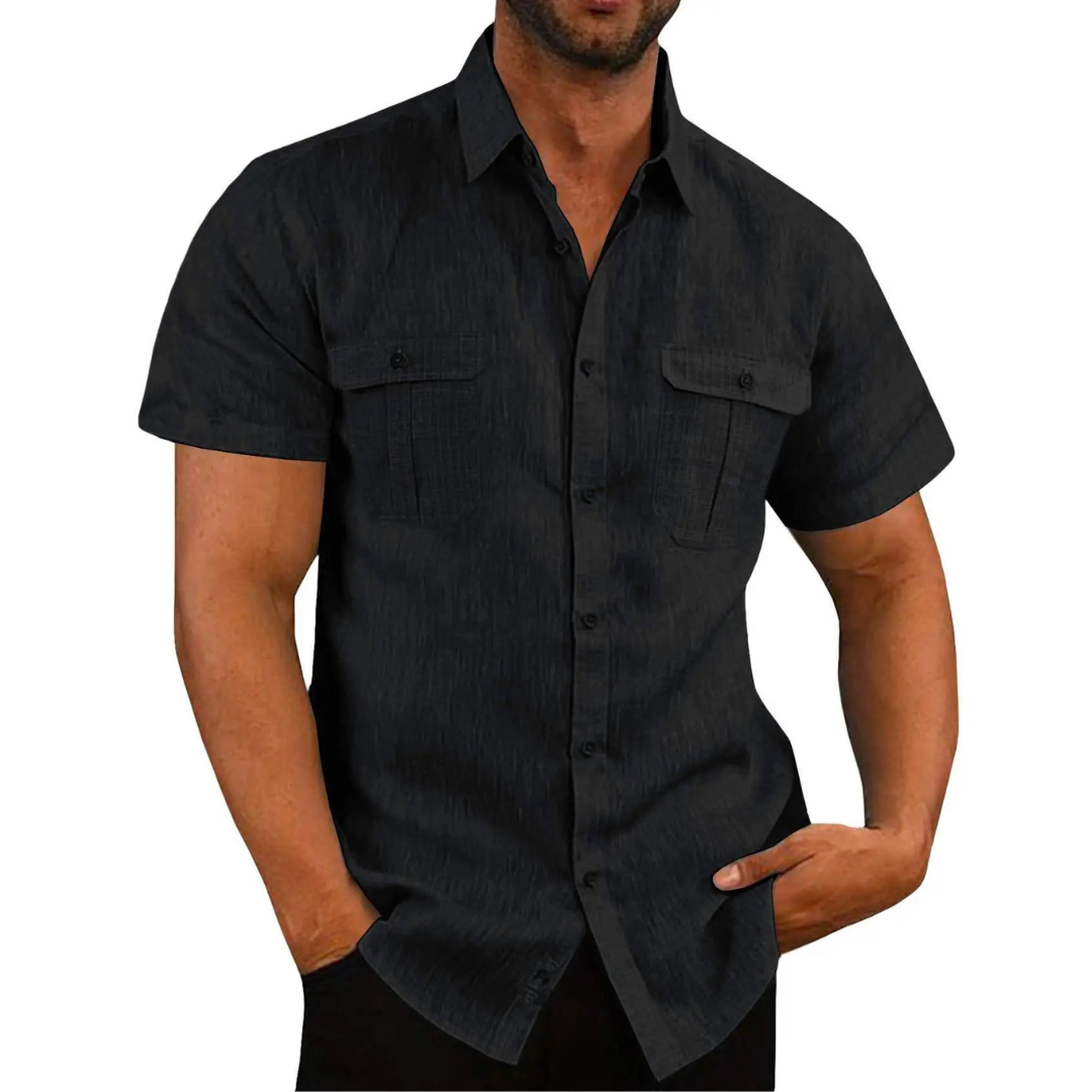 Chemise Hommes À Manches Courtes | Occasionnel