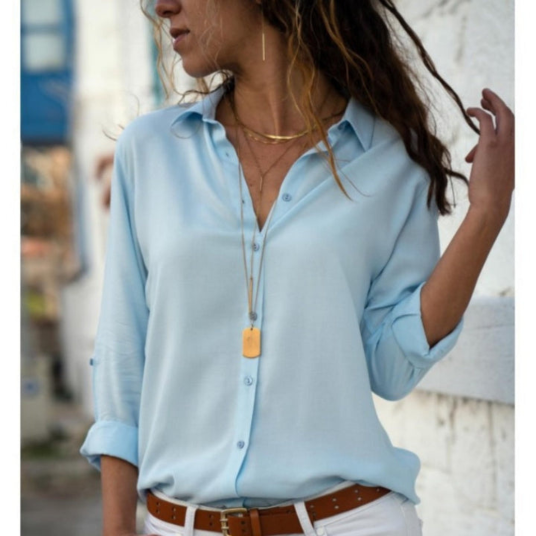 Chemisier D'été Semi-formelle Pour Femme | Manches Longues