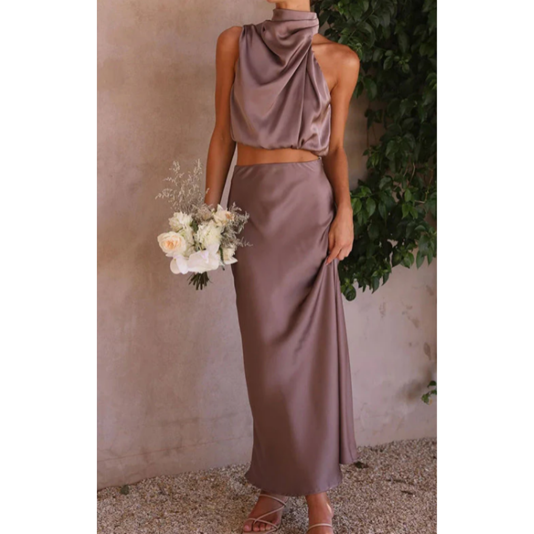 Ensemble Élégant De Jupes Et De Hauts Pour Femmes | Maxi