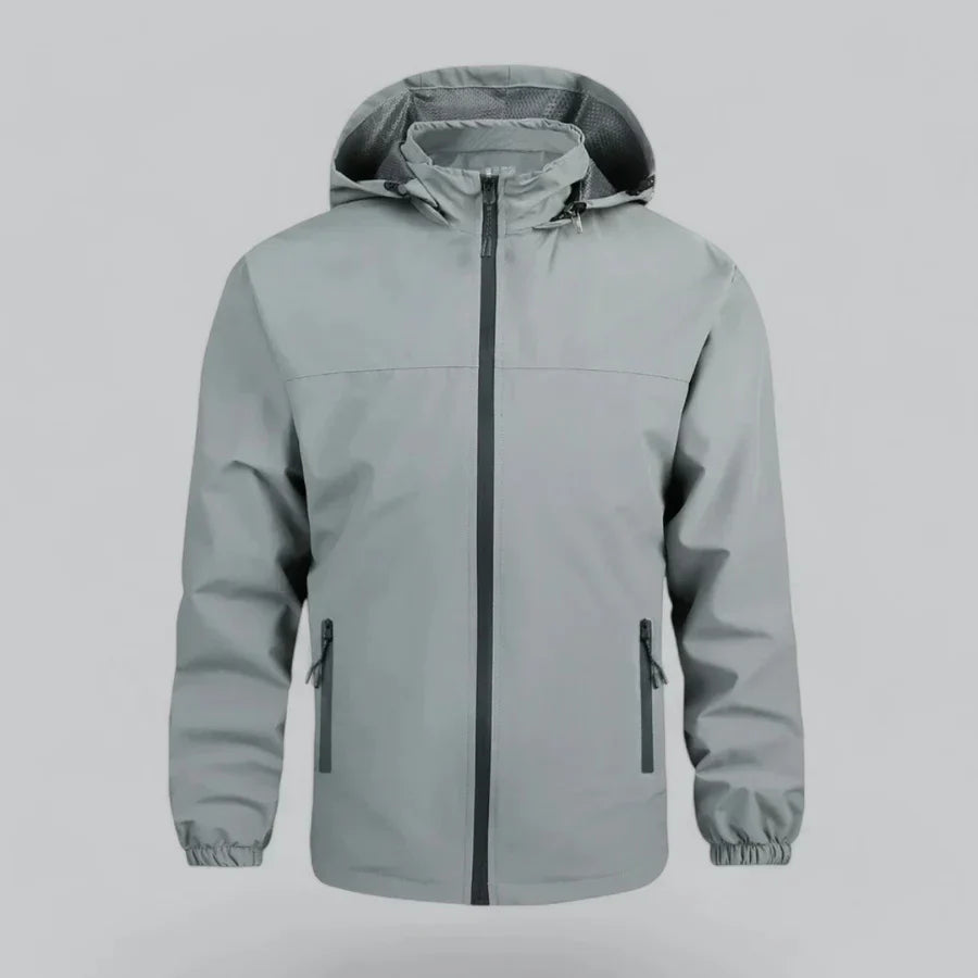 Veste Coupe Vent Zippée Pour Homme | Imperméable