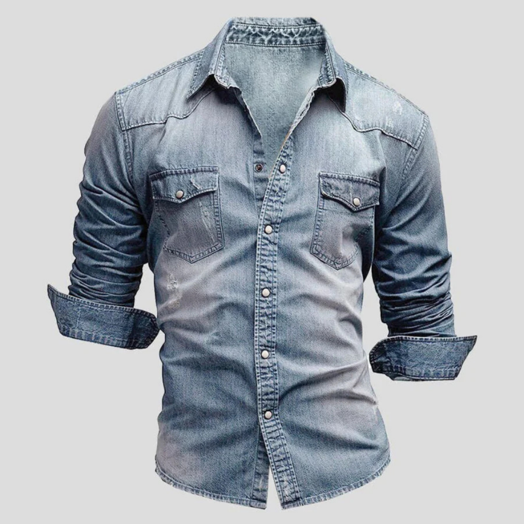 Hommes Chemise Boutonnée À Manches Longues | Décontracté