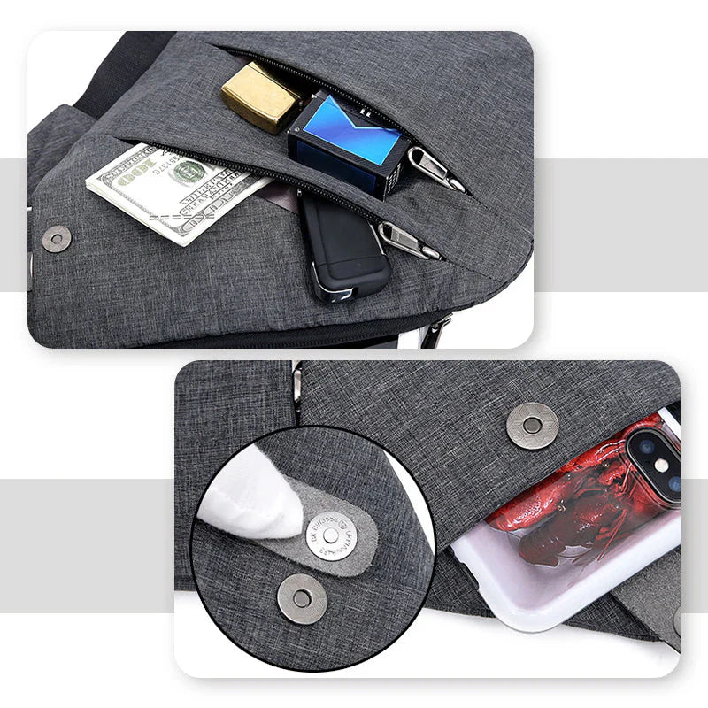 Petit Sac À Bandoulière Antivol Pour Homme | Voyage