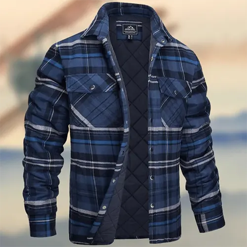 Chemise À Manches Longues Élégante Pour Hommes | Flanelle