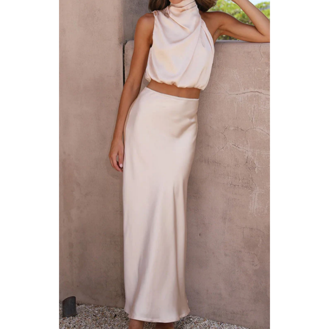 Ensemble Élégant De Jupes Et De Hauts Pour Femmes | Maxi