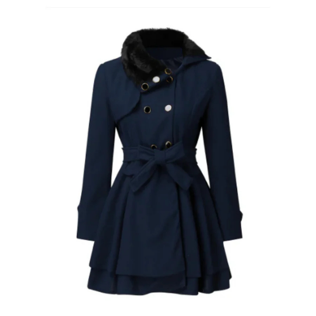 Femmes Manteau Chaud Coupe Ajustée | L'hiver