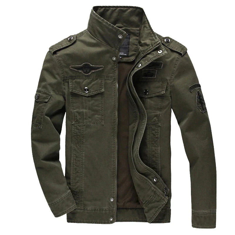 Veste Tactique Élégante À Boutons Pour Hommes | Chaud