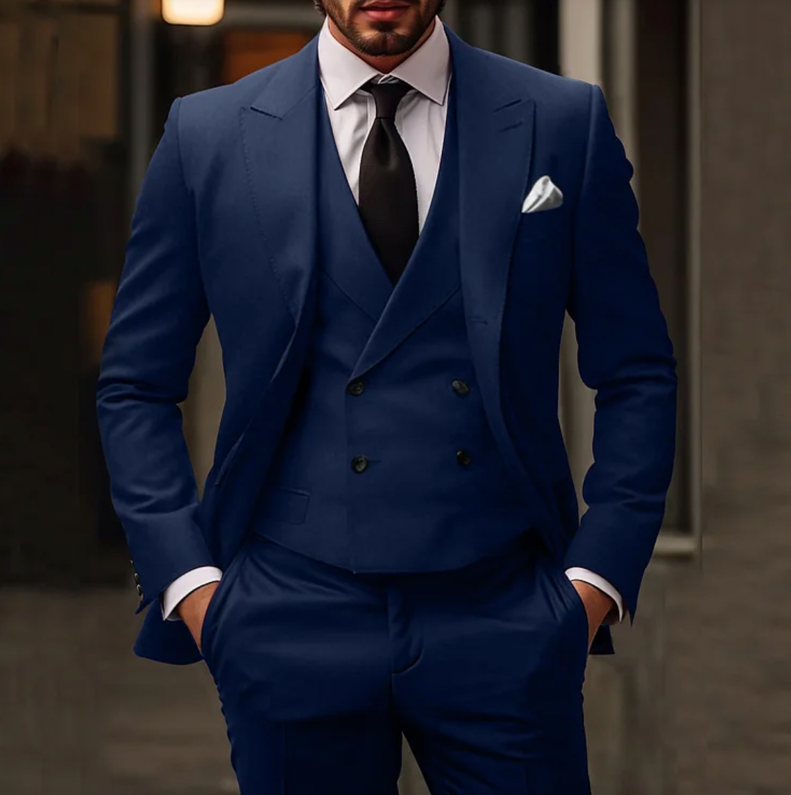 Christopher | Ensemble De Costume De Luxe Pour Homme | Trois Pièces