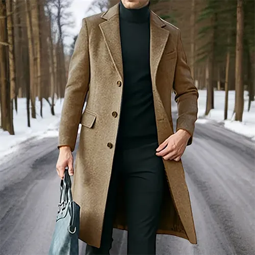 Lane | Manteau D'hiver Long Pour Homme | Chaud