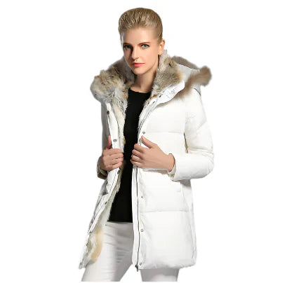 Parka En Duvet D'hiver Pour Femmes | Long