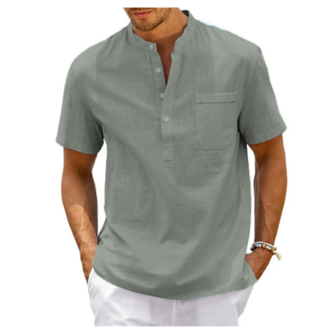 Chemise Causal À Manches Courtes Pour Hommes | Été