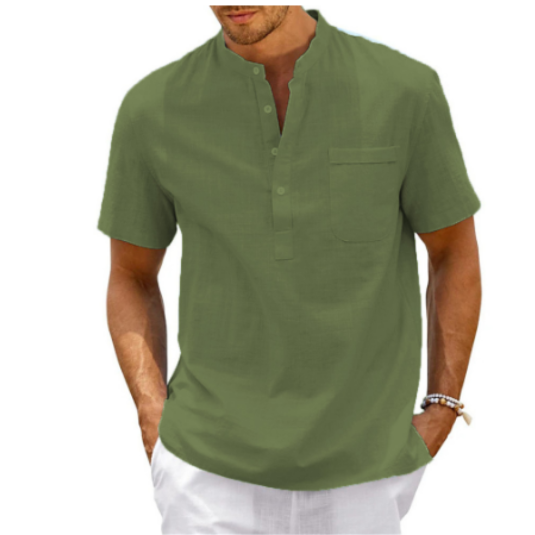 Chemise Causal À Manches Courtes Pour Hommes | Été
