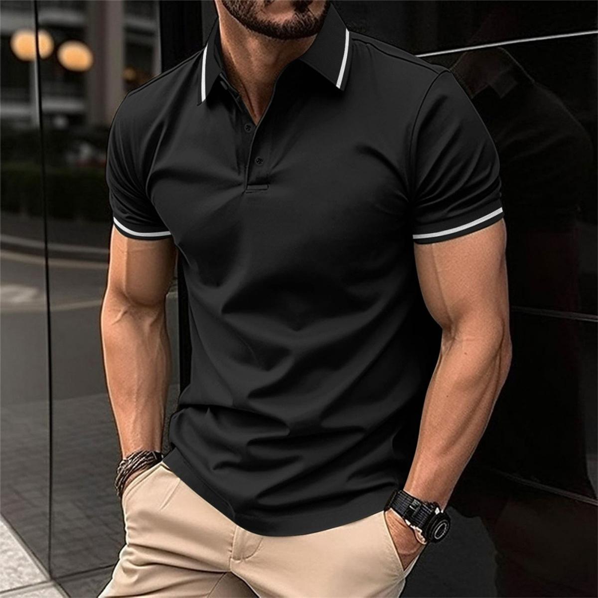 Hommes Décontracté Polo | Manches Courtes
