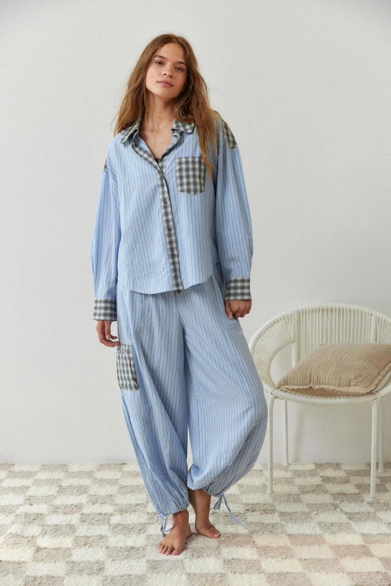 Pyjama Deux Pièces Confortable Pour Femmes | Ecossais