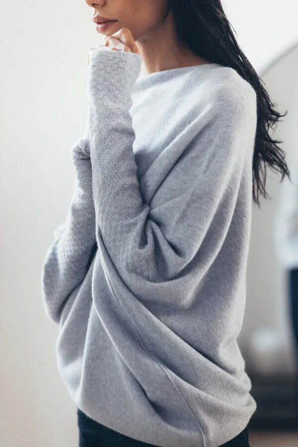 Top Drapé À Manches Longues Pour Femmes | Chaud