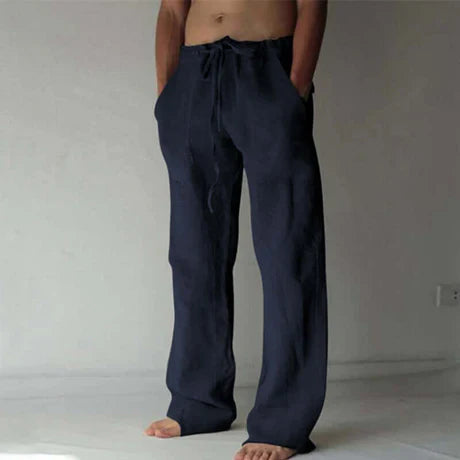 Pantalon De Loisir À Jambes Larges Pour Hommes | Taille Basse