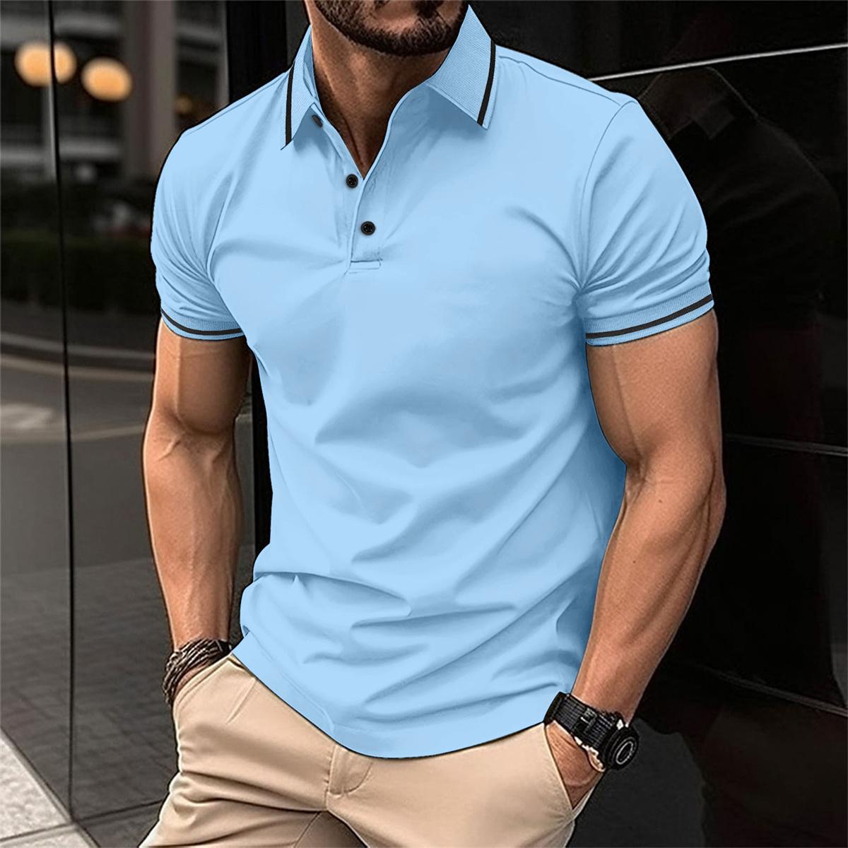 Hommes Décontracté Polo | Manches Courtes