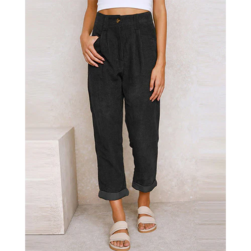 Molly | Pantalon Coupe Droite Pour Femme | Taille Haute