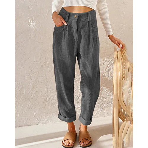 Molly | Pantalon Coupe Droite Pour Femme | Taille Haute