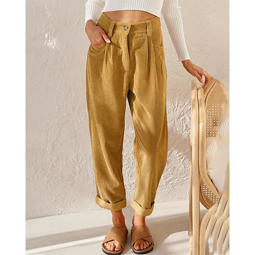 Molly | Pantalon Coupe Droite Pour Femme | Taille Haute